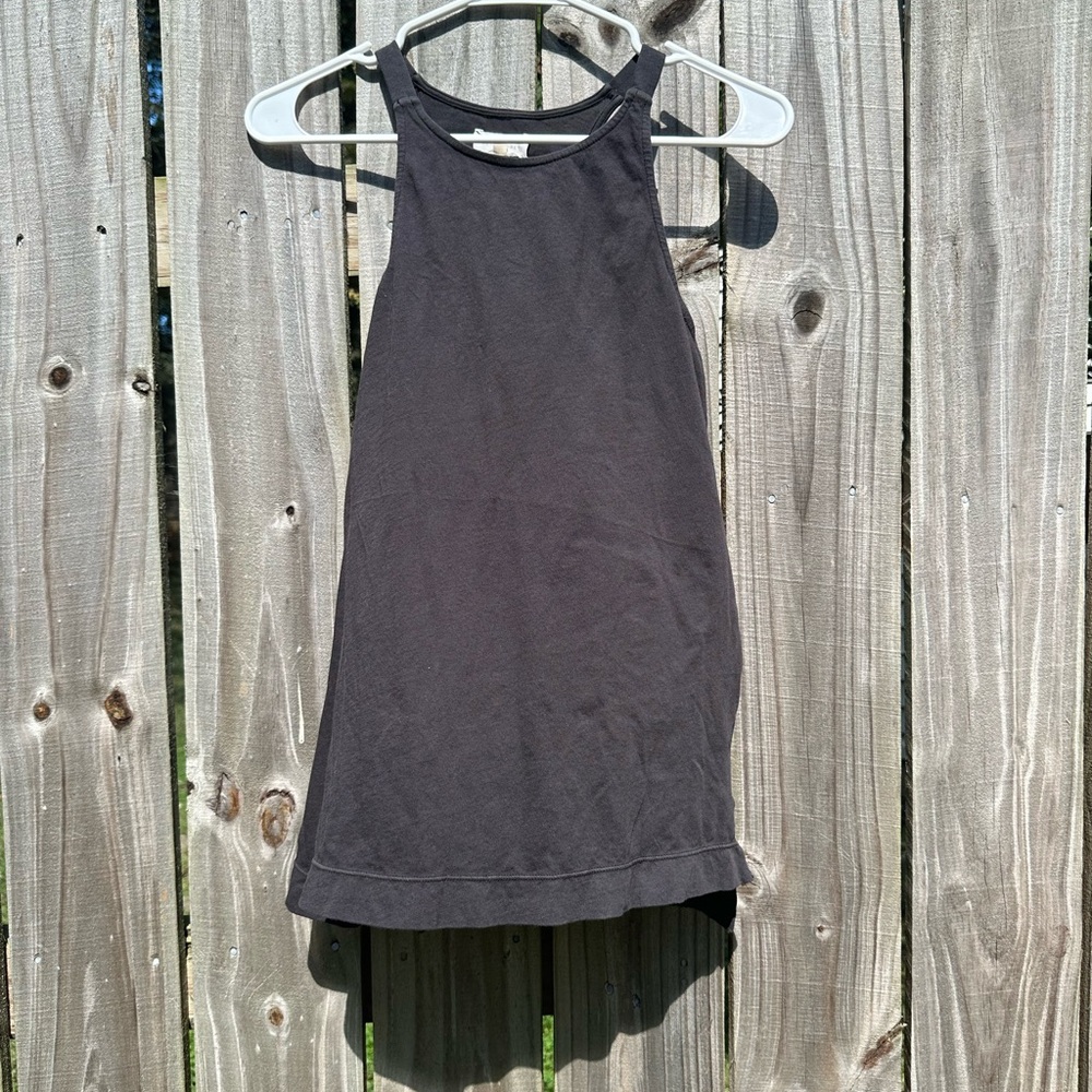 Lou & Grey Dark Gray Top